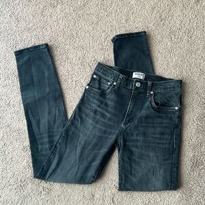 Agolde Men’s Slim Straight Dark Grey/Black Jeans